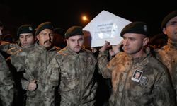 İstanbul'da şehit düşen polis memurunun naaşı Samsun'a getirildi