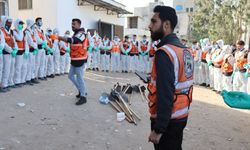 Gazze’deki Şifa Hastanesi’nin avlusuna gömülen 98 cenaze kimlik tespiti için çıkarıldı