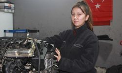 Sanayinin tek kız çırağı: 17 yaşındaki Dilem, hayalinin peşinde koşuyor