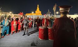 Katar'da mehter yürüyüşü ve bando konserine yoğun ilgi gördü