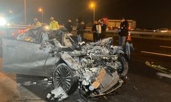 Ankara'da feci kaza: 2 ölü, 1 yaralı