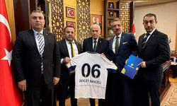MKE Ankaragücü yönetiminden MHP Lideri Devlet Bahçeli’ye ziyaret