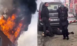 Sultangazi'deki yangında can pazarı yaşandı: Kaçmak istedi beşinci kattan yere düştü
