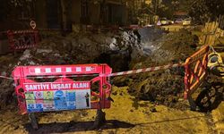 Avcılar'da yol çöktü, altında kalan işçi yaralandı