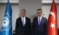 İletişim Başkanı Duran, TDT Genel Sekreter Yardımcısı Kocaman ile görüştü