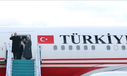 Cumhurbaşkanı Erdoğan, Türkmenistan'a gitti