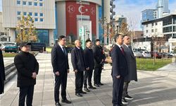 Kırgızistan Ankara Büyükelçiliği, Aytmatov'un doğum günü vesilesiyle adına açılan parka çelenk bıraktı