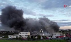 Tuzla'da korkutan fabrika yangını!