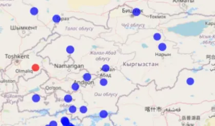 Kırgızistan ve Özbekistan sınırında deprem!