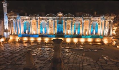 Sagalassos Antik Kenti ışıklarıyla gece müzeciliğine hazırlanıyor