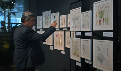 "Resimli Türkiye Florası 17. Cilt" sergisi açıldı