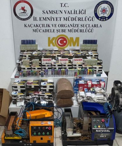 Samsun'da kaçakçılık operasyonunda 4 zanlı yakalandı