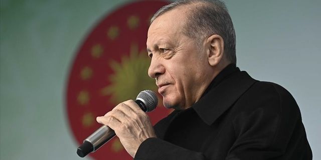 Cumhurbaşkanı Erdoğan: Kahramanmaraş'ta 77 bin 57 afet konutu ve 30 bin 310 köy evi inşa etmek için kolları sıvadık
