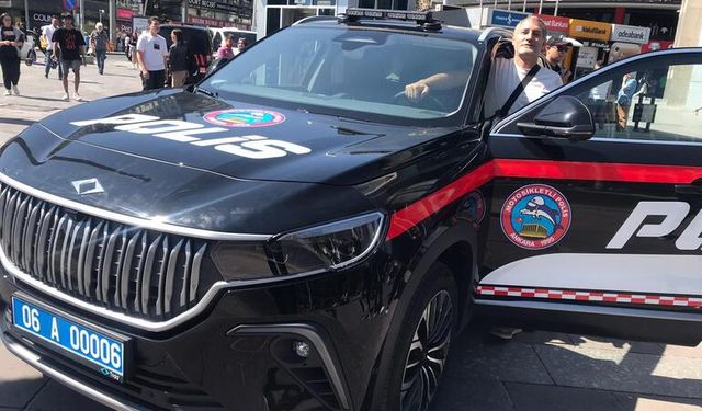 Ankara polisi Togg ile göreve çıktı
