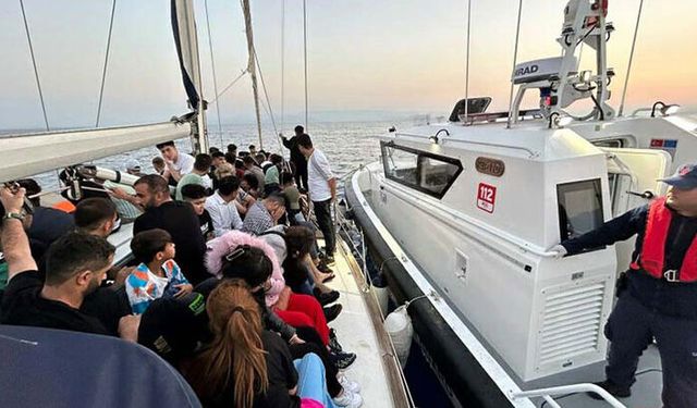 Bodrum’da 78 kaçak göçmen ile 2 organizatör yakalandı