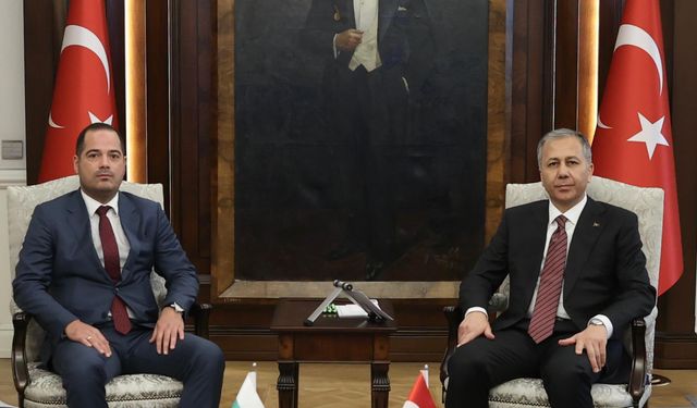 İçişleri Bakanı Yerlikaya, Bulgar mevkidaşı Stoyanov ile bir araya geldi