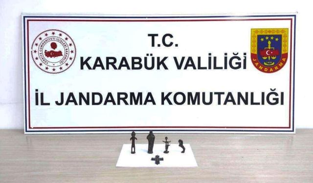 Karabük'te tarihi eser niteliğinde objeler ele geçirildi