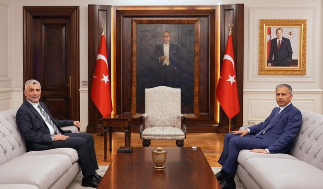 Ticaret Bakanı Bolat'dan, İçişleri Bakanı Ali Yerlikaya'ya geçmiş olsun ziyareti