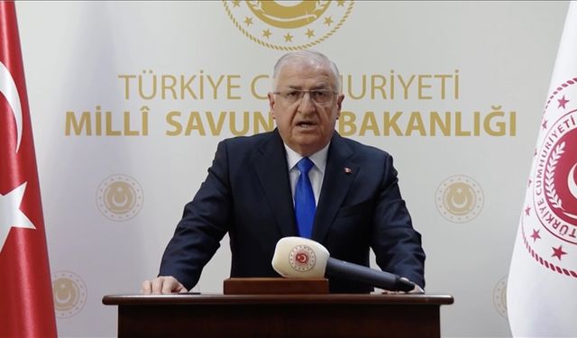 Bakan Güler: PKK/KCK, PYD/YPG'nin tüm tesis ve faaliyetleri meşru hedefimiz olacaktır