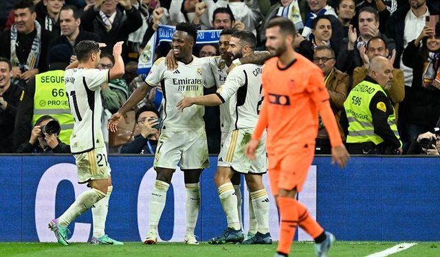 LaLiga'da Real Madrid, Valencia'yı 5-1 yendi