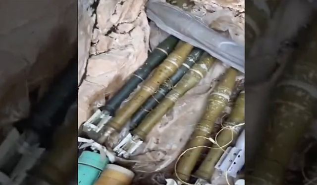 Pençe Yıldırım Operasyonu bölgesinde teröristlere ait mühimmat ele geçirildi