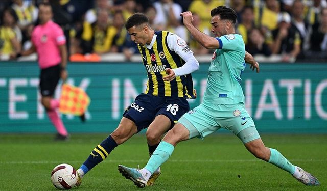 Fenerbahçe, Süper Lig'de yarın Çaykur Rizespor'a konuk olacak