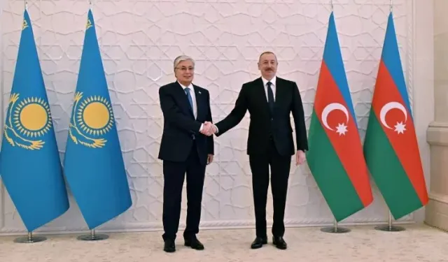 Kazakistan Cumhurbaşkanı Tokayev Azerbaycan'da