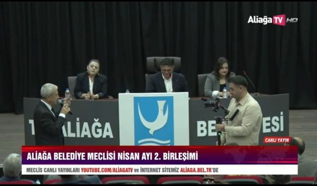 Aliağa'da CHP Grup Sözcüsünden şok eden gaf: Cemil Tugay'a “Cemil Bayık” dedi