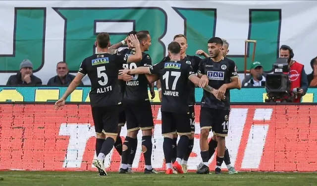 Alanyaspor, deplasmanda Konyaspor'u mağlup etti