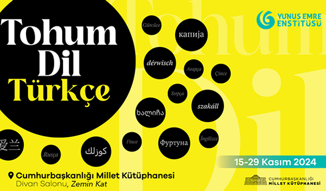 "Tohum Dil Türkçe Sergisi" Cumhurbaşkanlığı Millet Kütüphanesi'nde Ziyaretçilerini Bekliyor