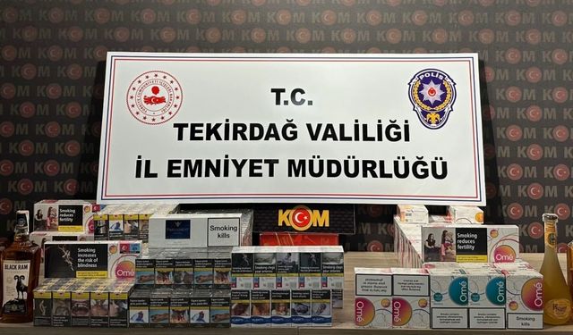 Tekirdağ merkezli sigara kaçakçılığı operasyonunda 4 şüpheli tutuklandı