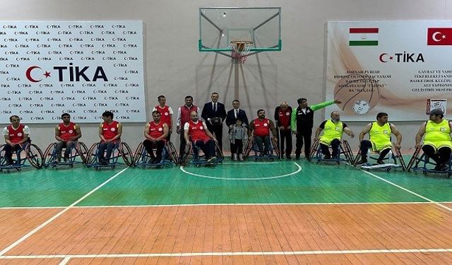 TİKA, Tacikistan’daki Tekerlekli Sandalye Basketbol Kulüplerine Destek Sağladı