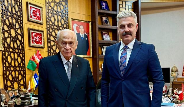 MHP Merkez Disiplin Kurulu Başkanı Alperen'den MHP Lideri Devlet Bahçeli'ye ziyaret