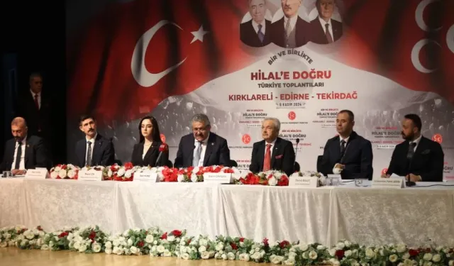 Kırklareli'nde "Bir ve Birlikte Hilal'e Doğru Türkiye Toplantıları" düzenlendi