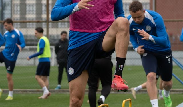 Çaykur Rizespor, Gaziantep FK maçının hazırlıklarına devam etti