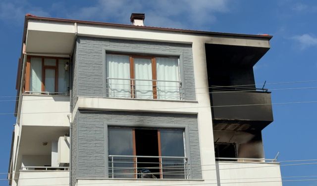 Karabük'te apartmanda çıkan yangında ikisi çocuk 5 kişi dumandan etkilendi