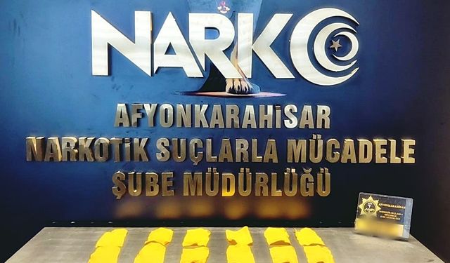 Afyonkarahisar'da uyuşturucu operasyonunda 3 zanlı tutuklandı