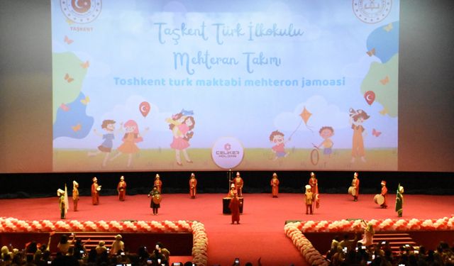 Özbekistan'da 23 Nisan Ulusal Egemenlik ve Çocuk Bayramı kutlandı