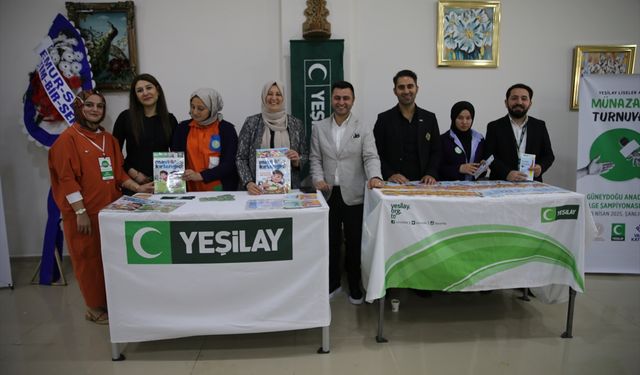 Şanlıurfa'da Yeşilay Liseler Arası Münazara Turnuvası'nın bölge finali yapıldı