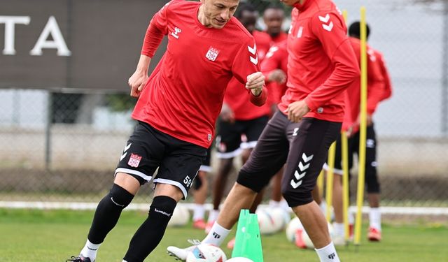Sivasspor, Galatasaray maçı hazırlıklarını sürdürdü