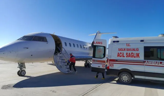 Mersin'de ambulans uçak 10 yaşındaki çocuk için havalandı