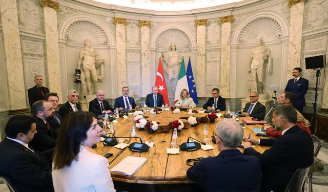 Türkiye-İtalya 4. Hükümetlerarası Zirvesi başladı