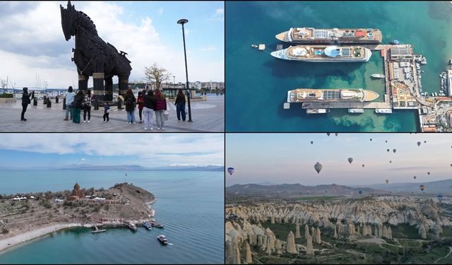 Türkiye'nin turizm geliri yılın ilk çeyreğinde yıllık bazda yüzde 5,6 arttı