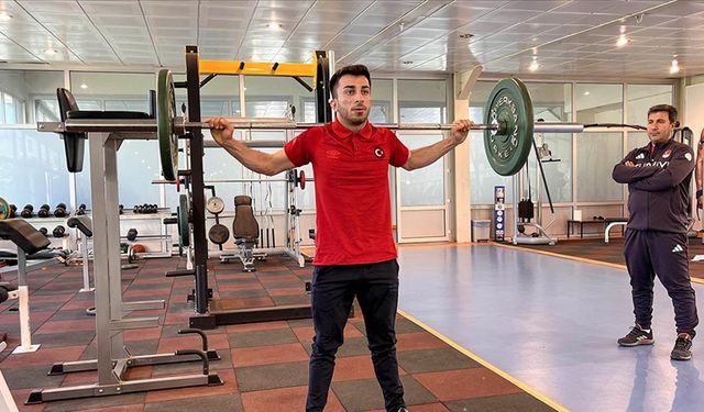 Avrupa şampiyonu milli halterci Harun Algül'ün hedefi olimpiyatlar