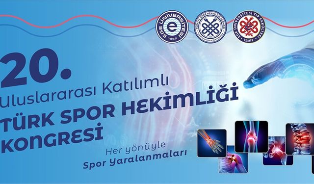 20. Uluslararası Katılımlı Türk Spor Hekimliği Kongresi, İzmir'de düzenlenecek