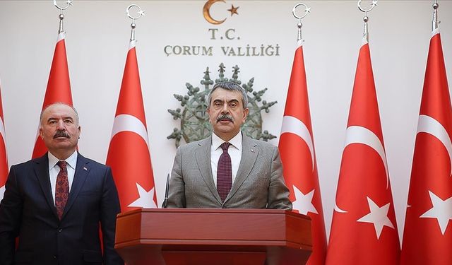 Bakan Tekin: Şu an Türkiye genelinde derslik başına düşen öğrenci sayısı 20'li rakamlarda