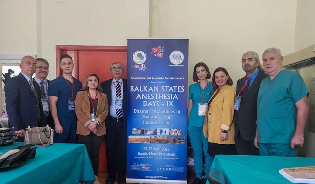 Üsküp'te 9. Balkan Ülkeleri Anestezi Günleri etkinliği düzenlendi