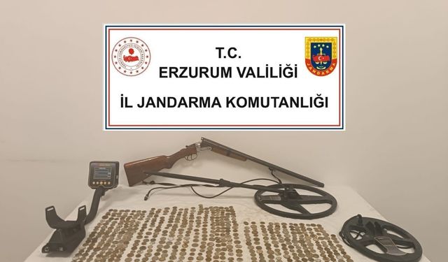 Tekman’da tarihi eser kaçakçılığı operasyonu