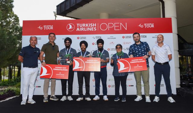 Turkish Airlines Open Turnuvası'nda heyecan Pro-Am ile devam etti