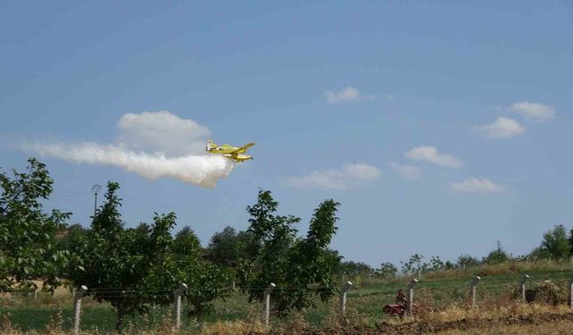 Çanakkale’de tarım arazisinde başlayan yangın ormanlık alana sıçradı
